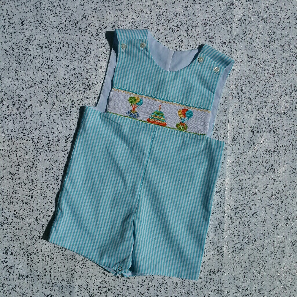 Birthday Smocked for Boy